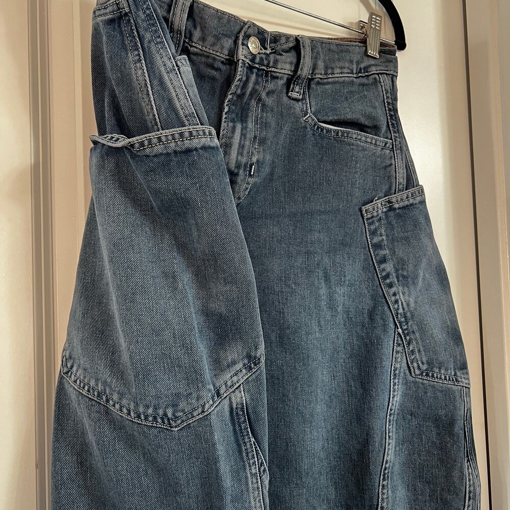 Free People We The Free Sugar & Spice Barrel Jeans | Size 28 - Picture 8 of 11